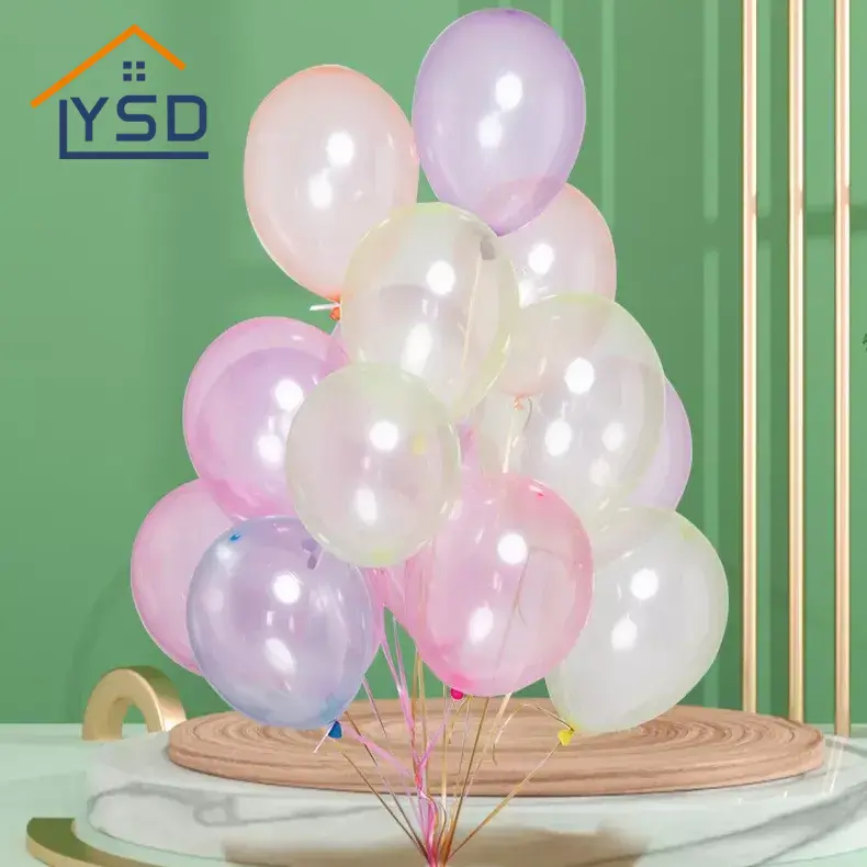 ลูกโป่งคริสตัลลาเท็กซ์สีสันสดใส