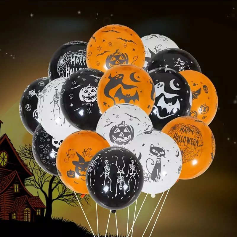 Halloween Printed Latex Balloons