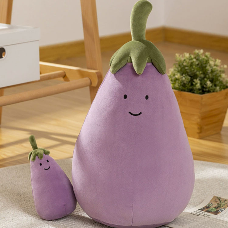 ของเล่นตุ๊กตามะเขือยาวไม่ซีดจาง